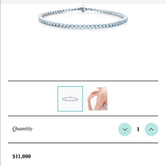 Tiffany Jazz Bracelet: Platinum with Diamonds - Picture 7 of 7